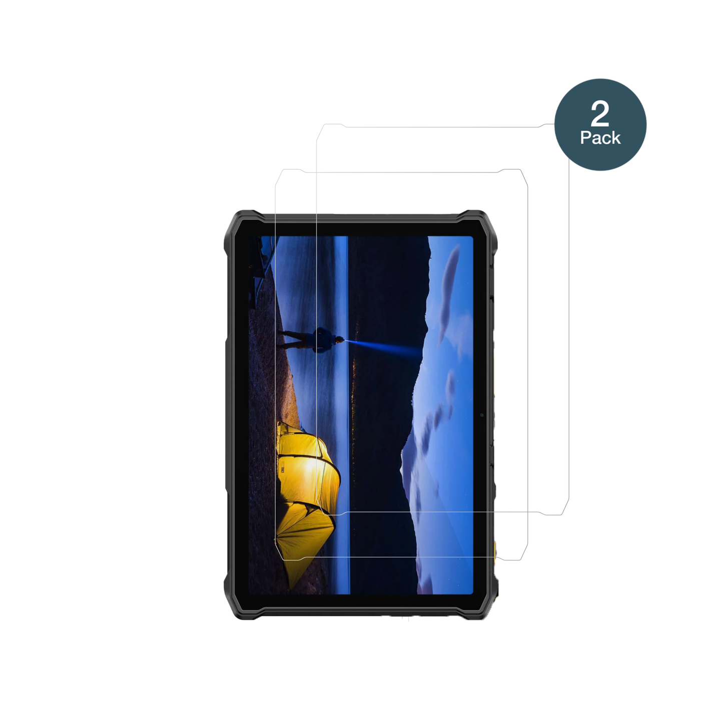 UlefoneArmor Pad 5 Pro mit aufgebrachter dipos Flex Schutzfolie, glasklare Darstellung ohne Einschränkungen