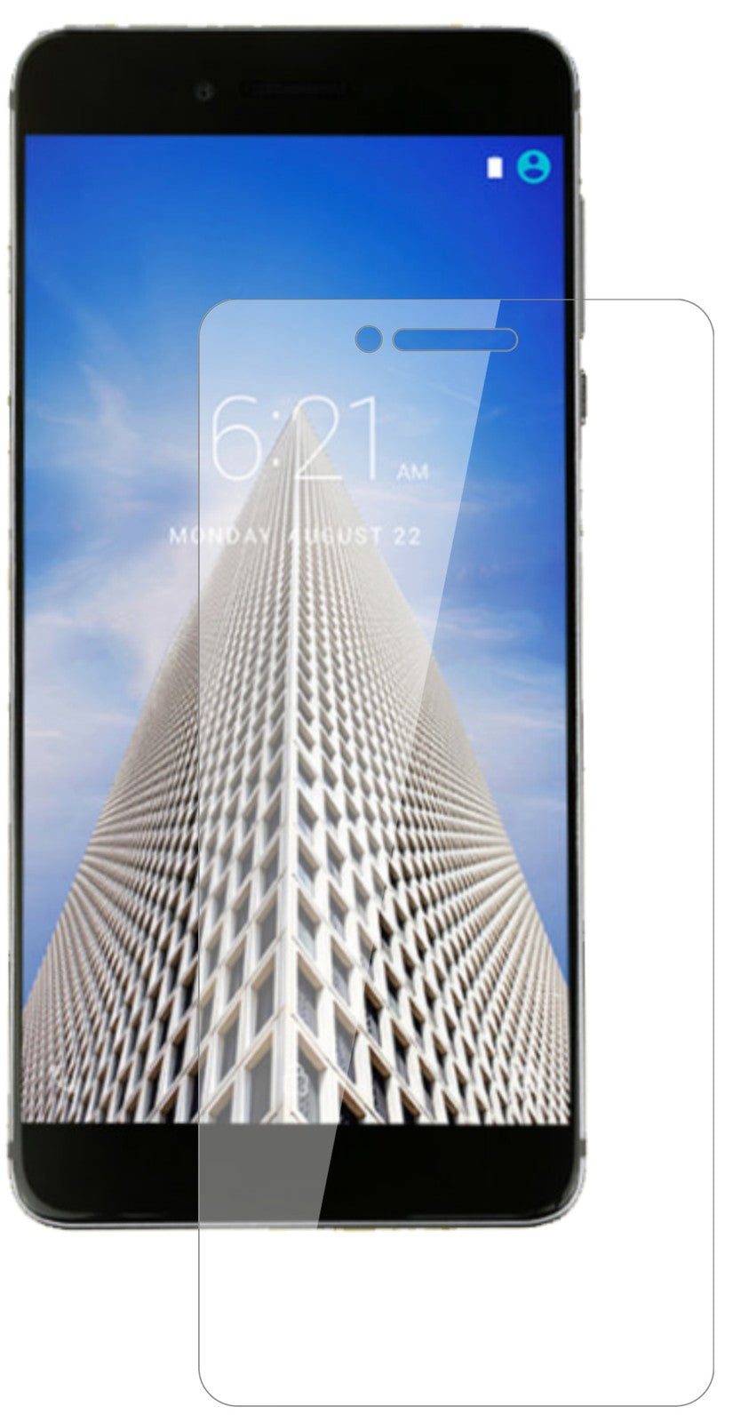 VerneeMars Pro mit aufgebrachter dipos Flex Schutzfolie, glasklare Darstellung ohne Einschränkungen