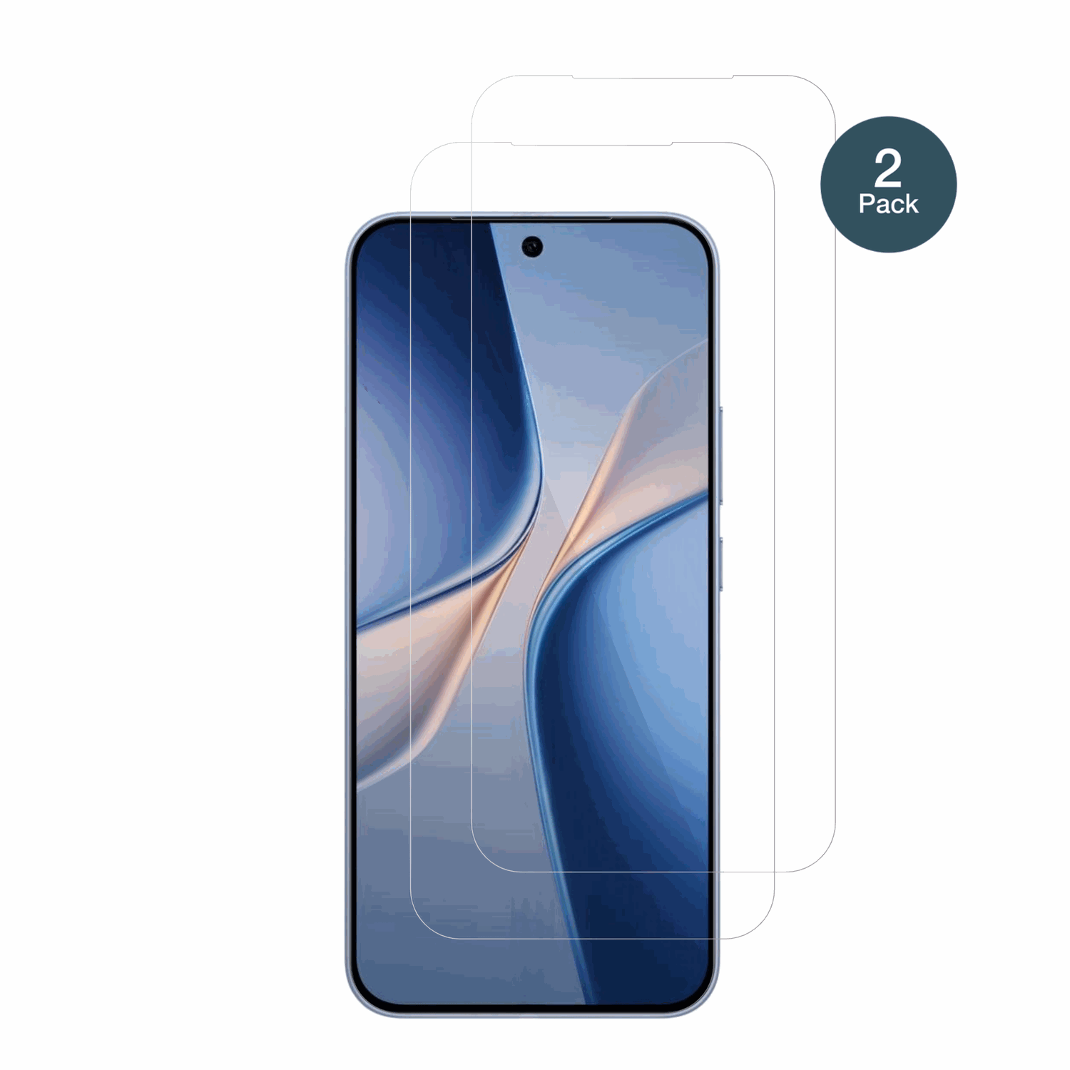 VivoT5 Pro mit aufgebrachter dipos Flex Schutzfolie, glasklare Darstellung ohne Einschränkungen