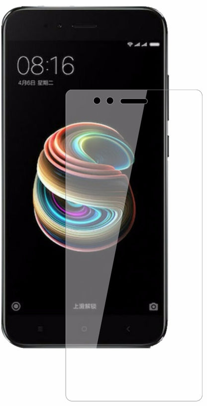 XiaomiMi 5X mit aufgebrachter dipos Flex Schutzfolie, glasklare Darstellung ohne Einschränkungen