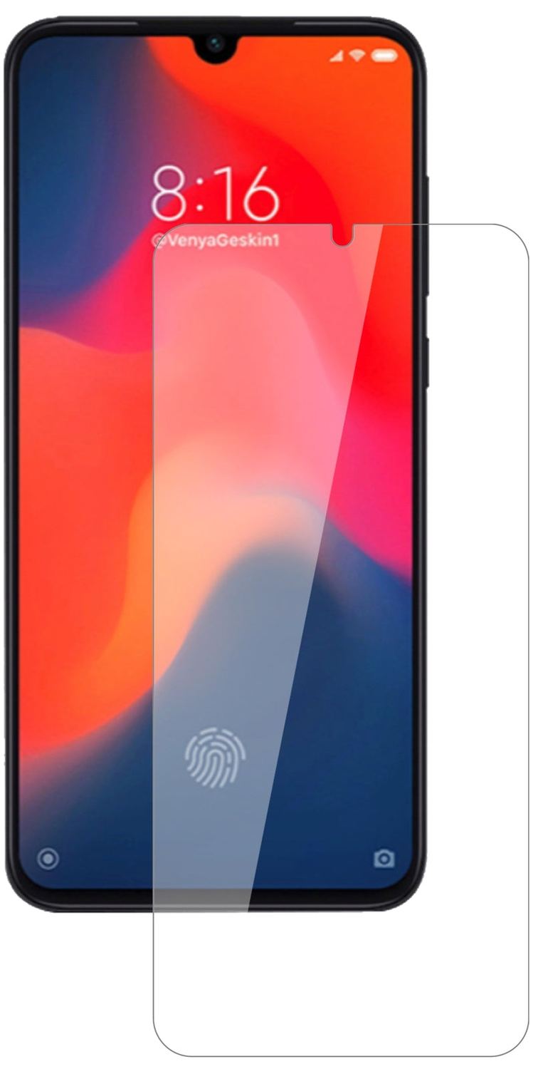 XiaomiMi 9 SE mit aufgebrachter dipos Flex Schutzfolie, glasklare Darstellung ohne Einschränkungen