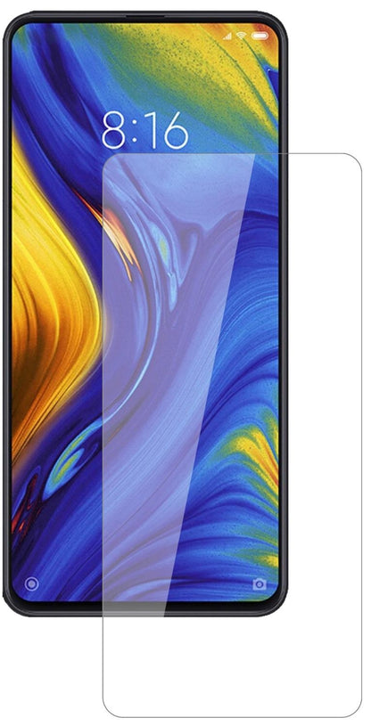 XiaomiMi Mix 3 mit aufgebrachter dipos Flex Schutzfolie, glasklare Darstellung ohne Einschränkungen