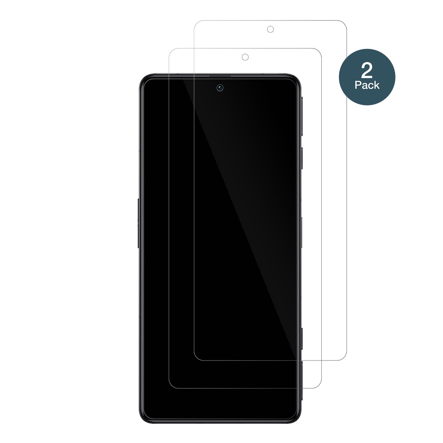 XiaomiPoco F4 mit aufgebrachter dipos Flex Schutzfolie, glasklare Darstellung ohne Einschränkungen