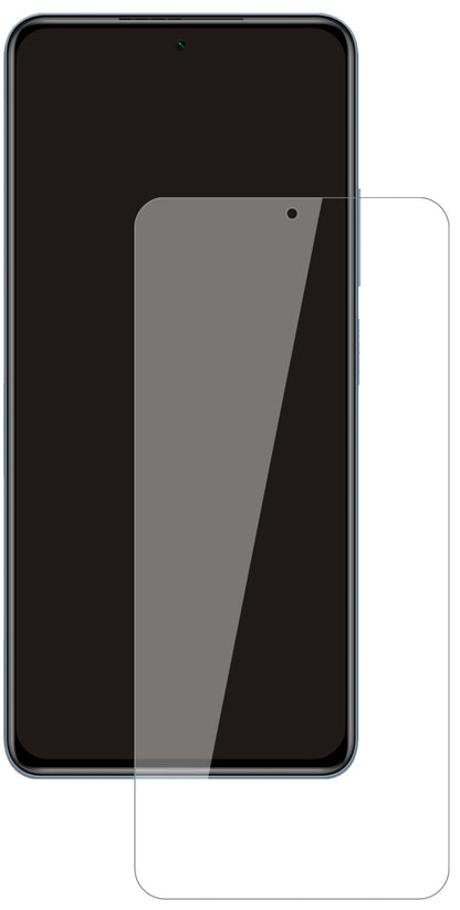 XiaomiRedmi K40 Pro Plus mit aufgebrachter dipos Flex Schutzfolie, glasklare Darstellung ohne Einschränkungen