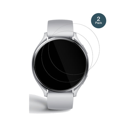 XiaomiWatch 2 mit aufgebrachter dipos Flex Schutzfolie, glasklare Darstellung ohne Einschränkungen