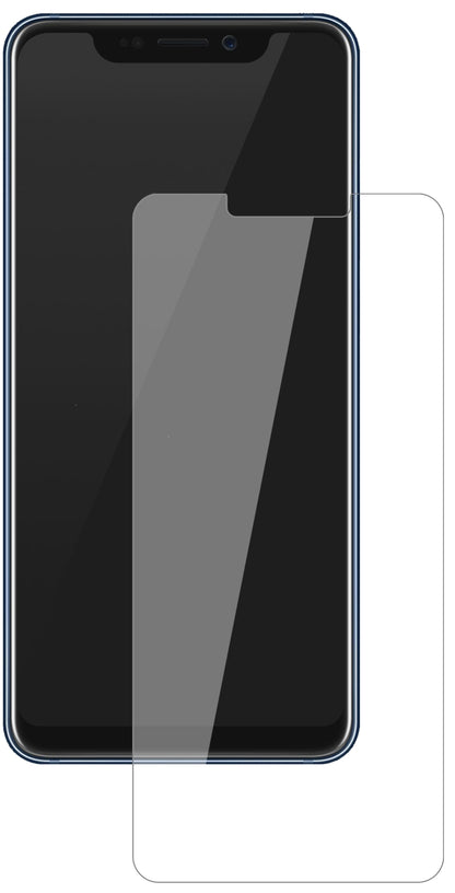 ZTEAxon 9 Pro mit aufgebrachter dipos Flex Schutzfolie, glasklare Darstellung ohne Einschränkungen