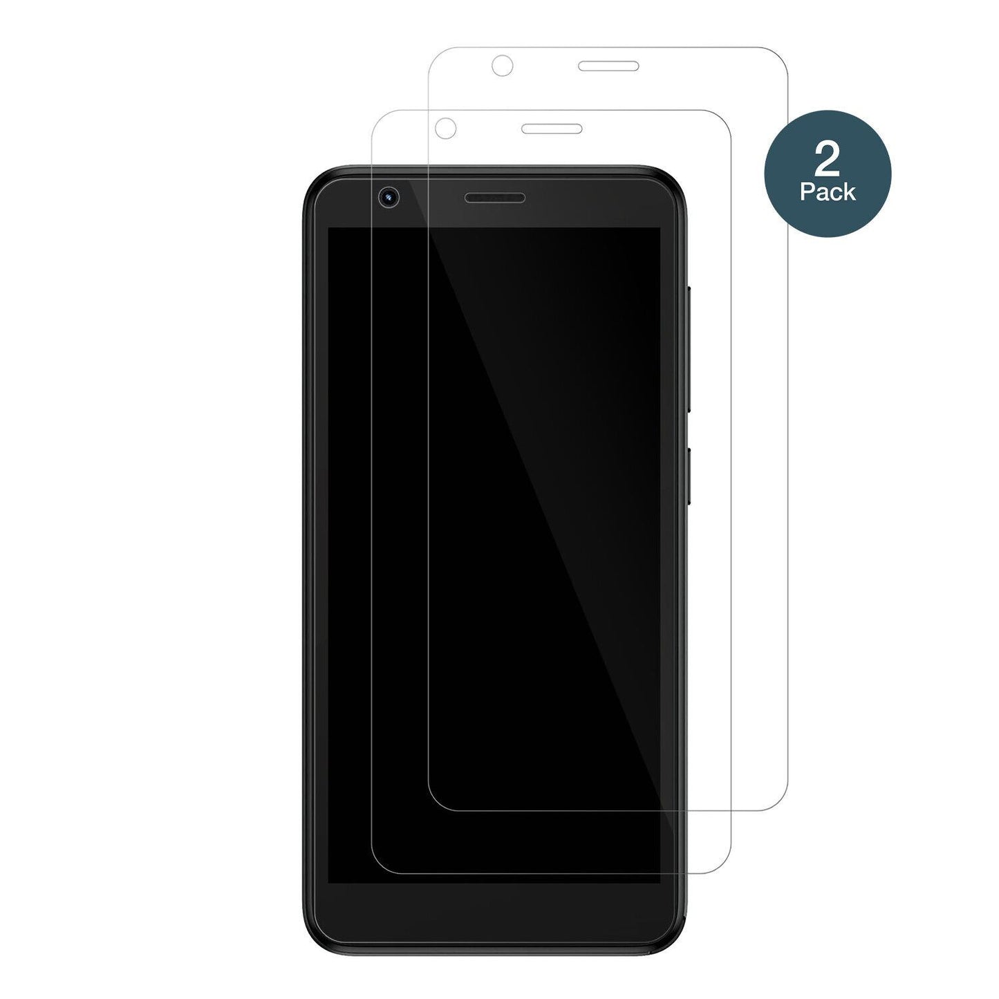 ZTEBlade A31 mit aufgebrachter dipos Flex Schutzfolie, glasklare Darstellung ohne Einschränkungen