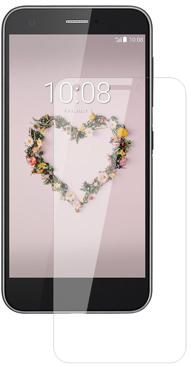 ZTEBlade A512 mit aufgebrachter dipos Flex Schutzfolie, glasklare Darstellung ohne Einschränkungen