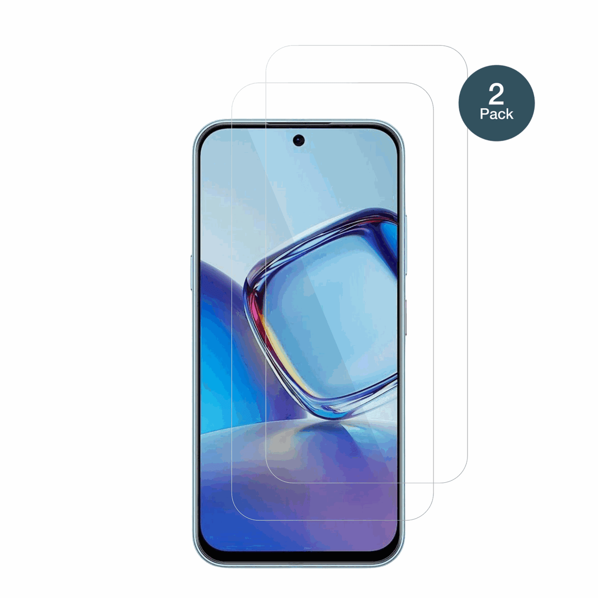 ZTEBlade V80 Vita mit aufgebrachter dipos Flex Schutzfolie, glasklare Darstellung ohne Einschr�nkungen
