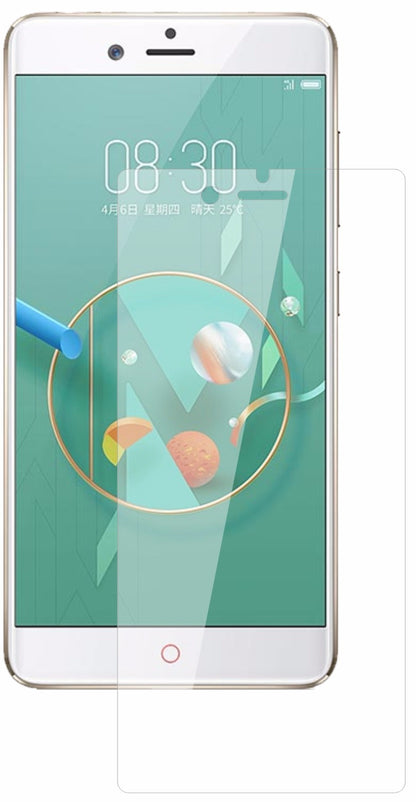 ZTENubia Z17 miniS mit aufgebrachter dipos Flex Schutzfolie, glasklare Darstellung ohne Einschränkungen