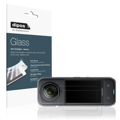 2x Screen Protector for Insta 360 X4 matte Flexible Glass 9H dipos