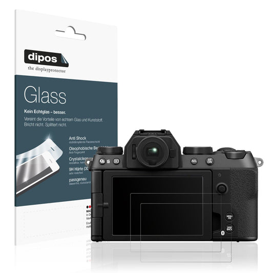 2x Screen Protector for Fujifilm X-S20 matte Flexible Glass 9H dipos