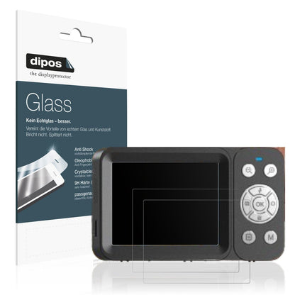 2x Screen Protector for DEATTI DET-CV01 matte Flexible Glass 9H dipos