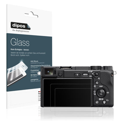 2x Screen Protector for Sony Alpha 6400A matte Flexible Glass 9H dipos