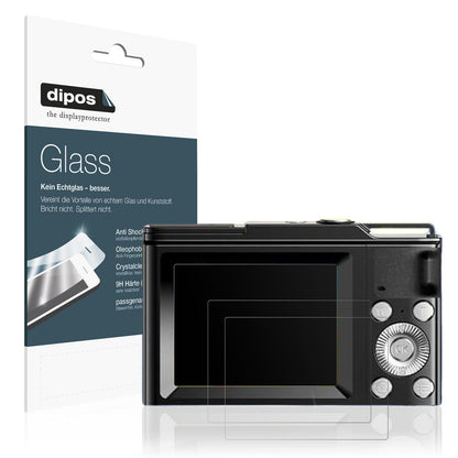 2x Screen Protector for COLALY DC01 Digitalkamera matte Flexible Glass 9H dipos