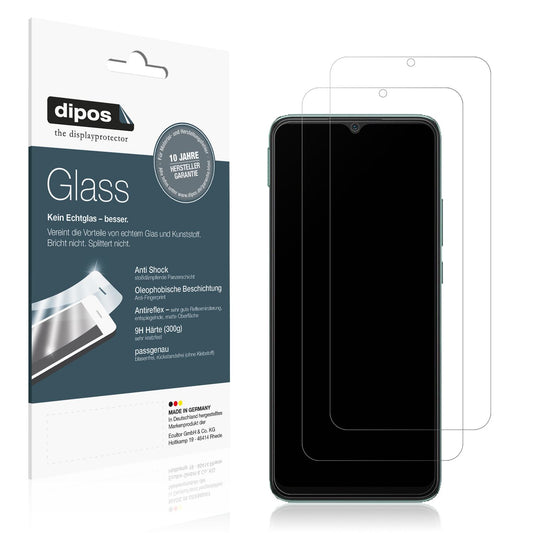 Matte Displayschutzfolie von dipos passend für Xiaomi Poco C40, 9H kratzfest und blasenfrei montiert