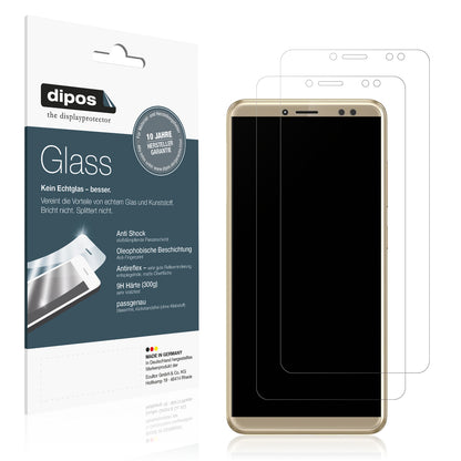 Matte Displayschutzfolie von dipos passend für WALTON Primo S6 infinity, 9H kratzfest und blasenfrei montiert