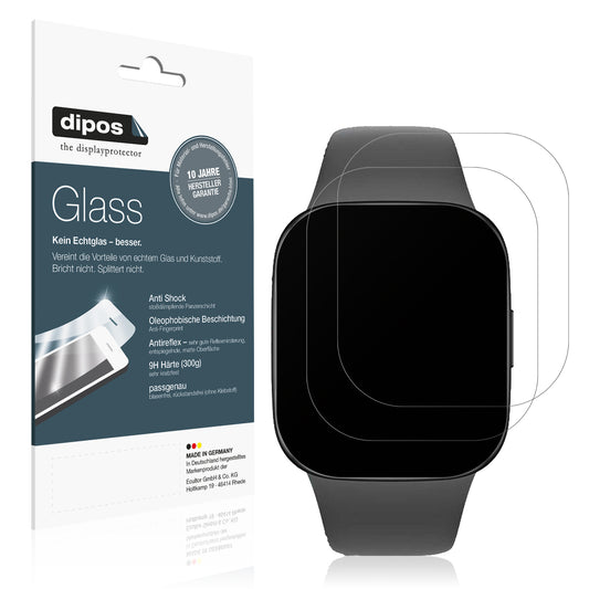 2x 9H Schutzfolie matt für Xiaomi Redmi Watch 3 Panzerfolie