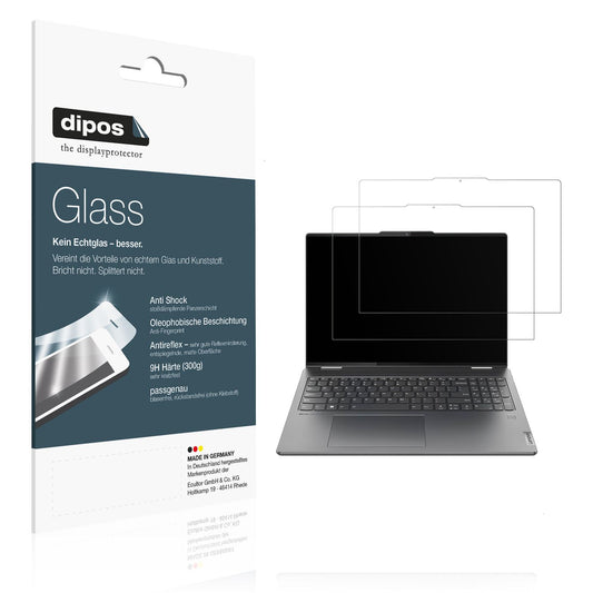 2x Screen Protector for Lenovo Yoga 7i Gen 10 14 Zoll matte Flexible Glass 9H