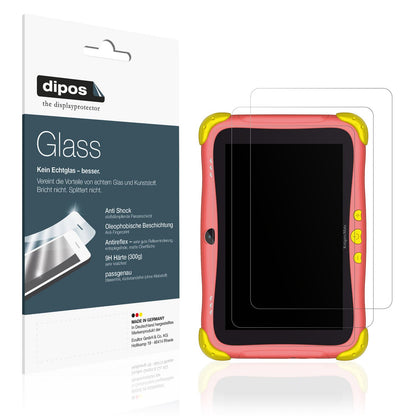 2x Screen Protector for Kruger Matz Fun 808 matte Flexible Glass 9H dipos