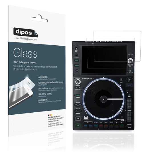 2x Screen Protector for Denon DJ SC6000M Prime matte Flexible Glass 9H dipos