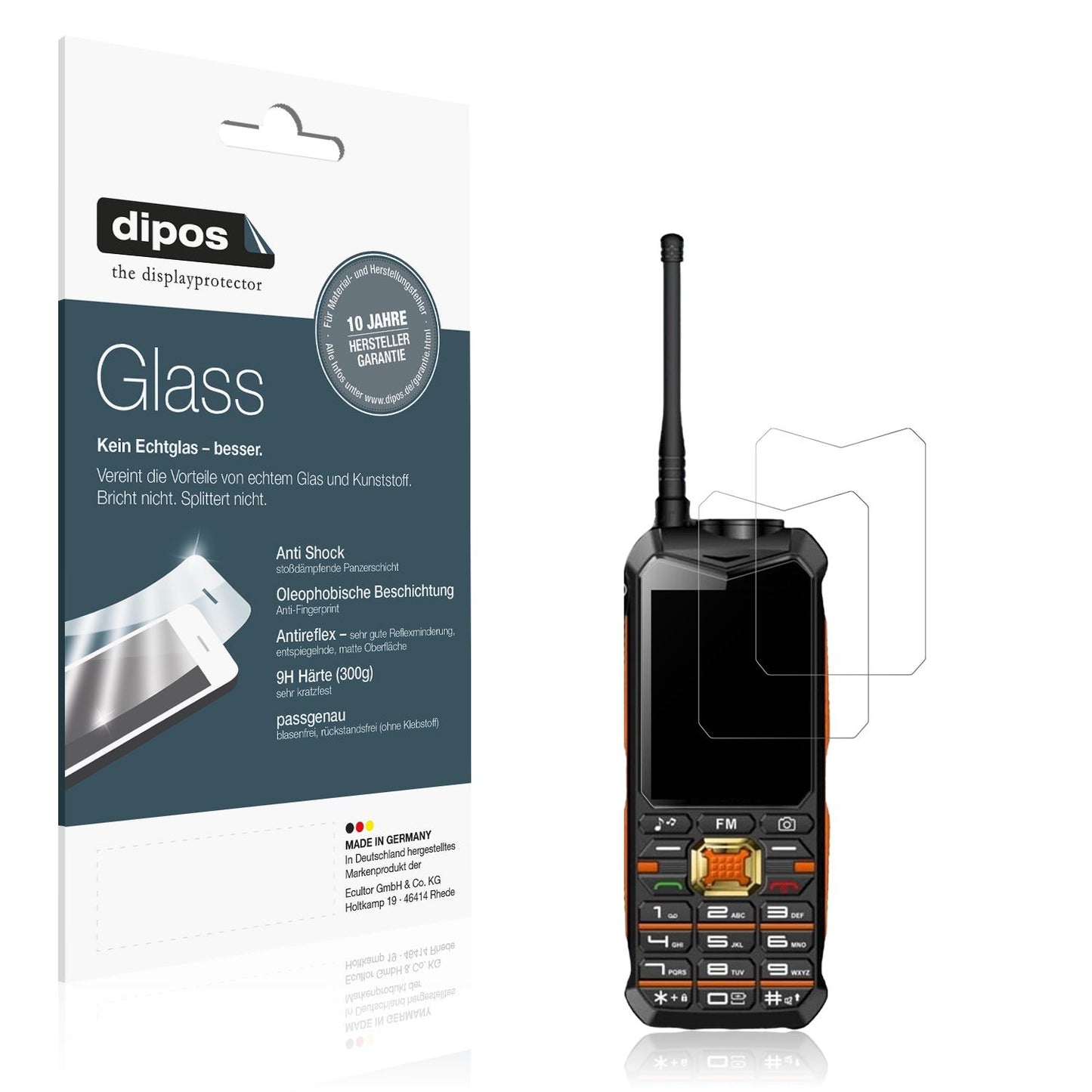 2x Screen Protector for I Kall K777 New matte Flexible Glass 9H dipos