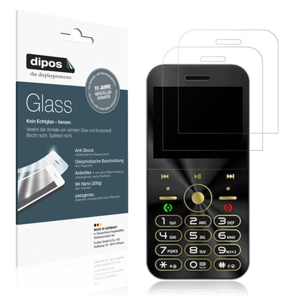 2x Screen Protector for I Kall A2 matte Flexible Glass 9H dipos