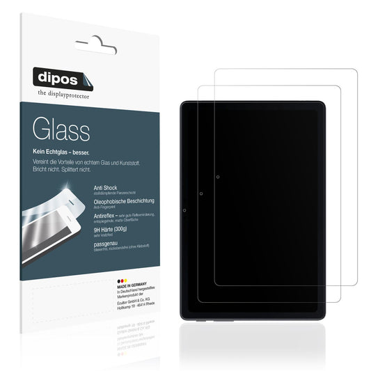 2x Screen Protector for ZTE Blade X10 II matte Flexible Glass 9H dipos
