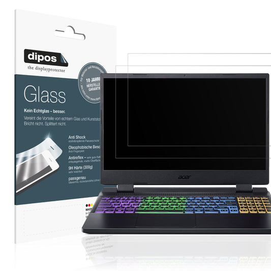 2x Screen Protector for Acer Nitro 5 AN515-58 matte Flexible Glass 9H dipos