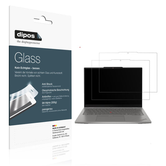 2x Screen Protector for Lenovo ThinkPad L13 Gen 6 matte Flexible Glass 9H dipos