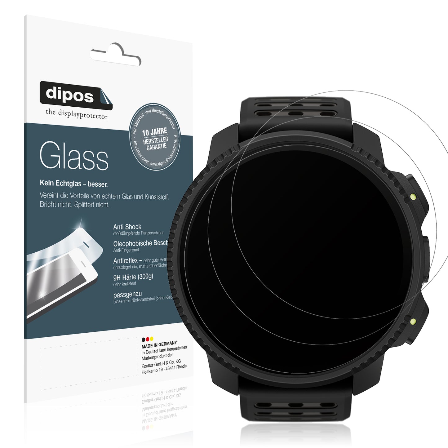 2x Screen Protector for Suunto Vertical 2 matte Flexible Glass 9H dipos