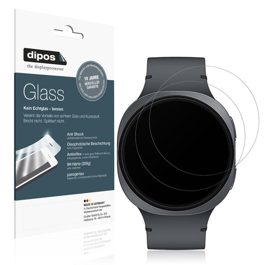 2x Screen Protector for Samsung Galaxy Watch8 40mm matte Flexible Glass 9H dipos