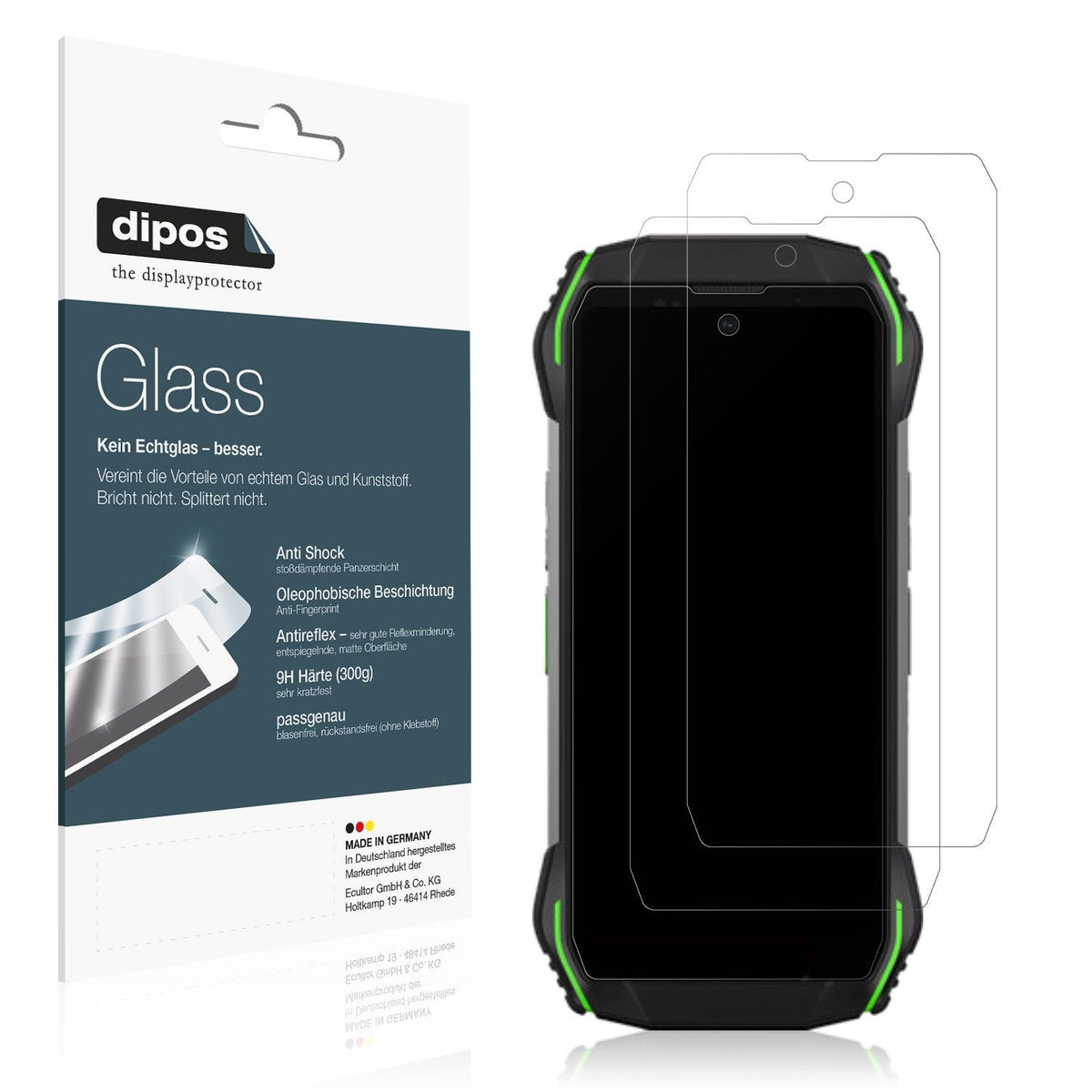 dipos 2x 9H Matte Screen Protector for Blackview N6000