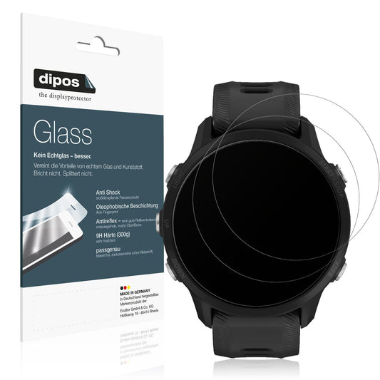 2x Screen Protector for Garmin Forerunner 955 matte Flexible Glass 9H dipos