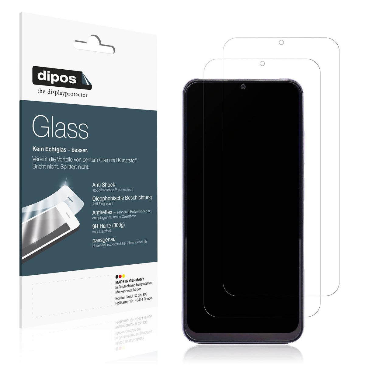 2x Screen Protector for Ulefone Note 16 Pro matte Flexible Glass 9H dipos