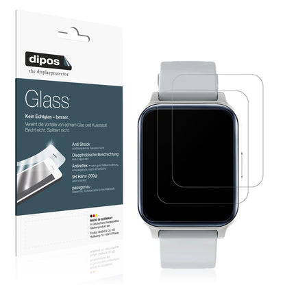 2x Screen Protector for Fireboltt Ninja 3 matte Flexible Glass 9H dipos