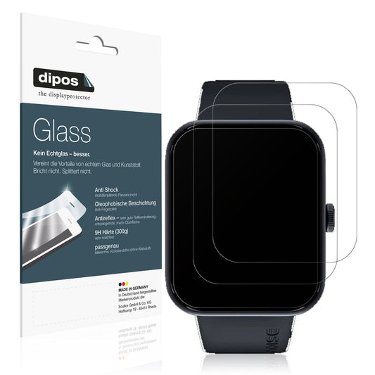 2x Screen Protector for Noise ColorFit Pulse Go Buzz matte Flexible Glass 9H
