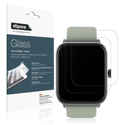 2x Screen Protector for Noise ColorFit Pro 3 Alpha matte Flexible Glass 9H dipos
