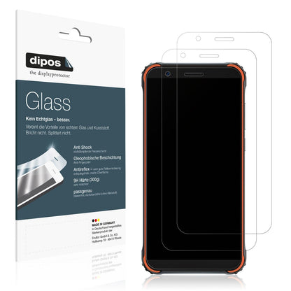 2x Screen Protector for Blackview BV4900 Pro matte Flexible Glass 9H dipos