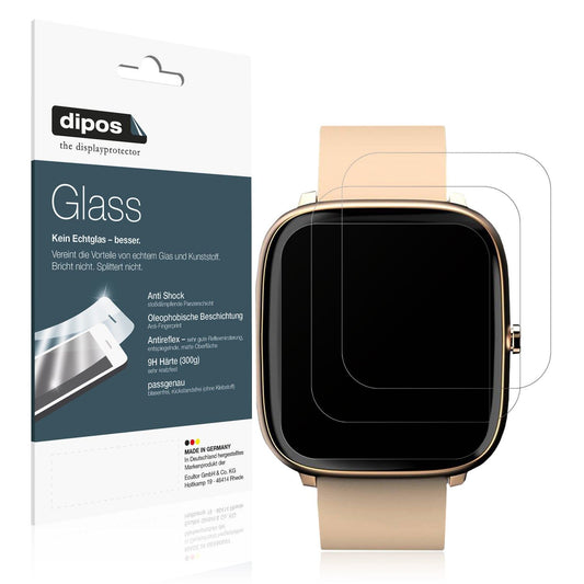 2x Screen Protector for Noise Colorfit Qube O2 matte Flexible Glass 9H dipos