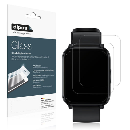 2x Screen Protector for Realme Watch S100 matte Flexible Glass 9H dipos
