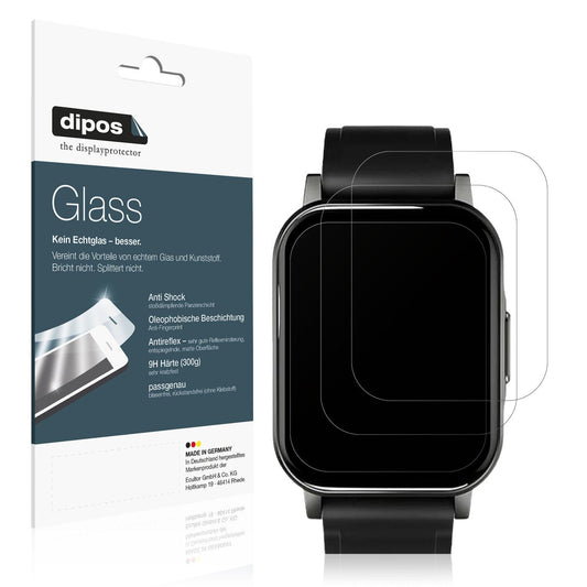 2x Screen Protector for Haylou LS02 watch matte Flexible Glass 9H dipos