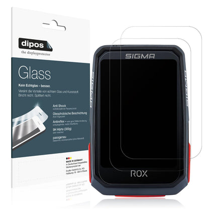 2x Screen Protector for SIGMA Sport Rox 4.0 matte Flexible Glass 9H dipos