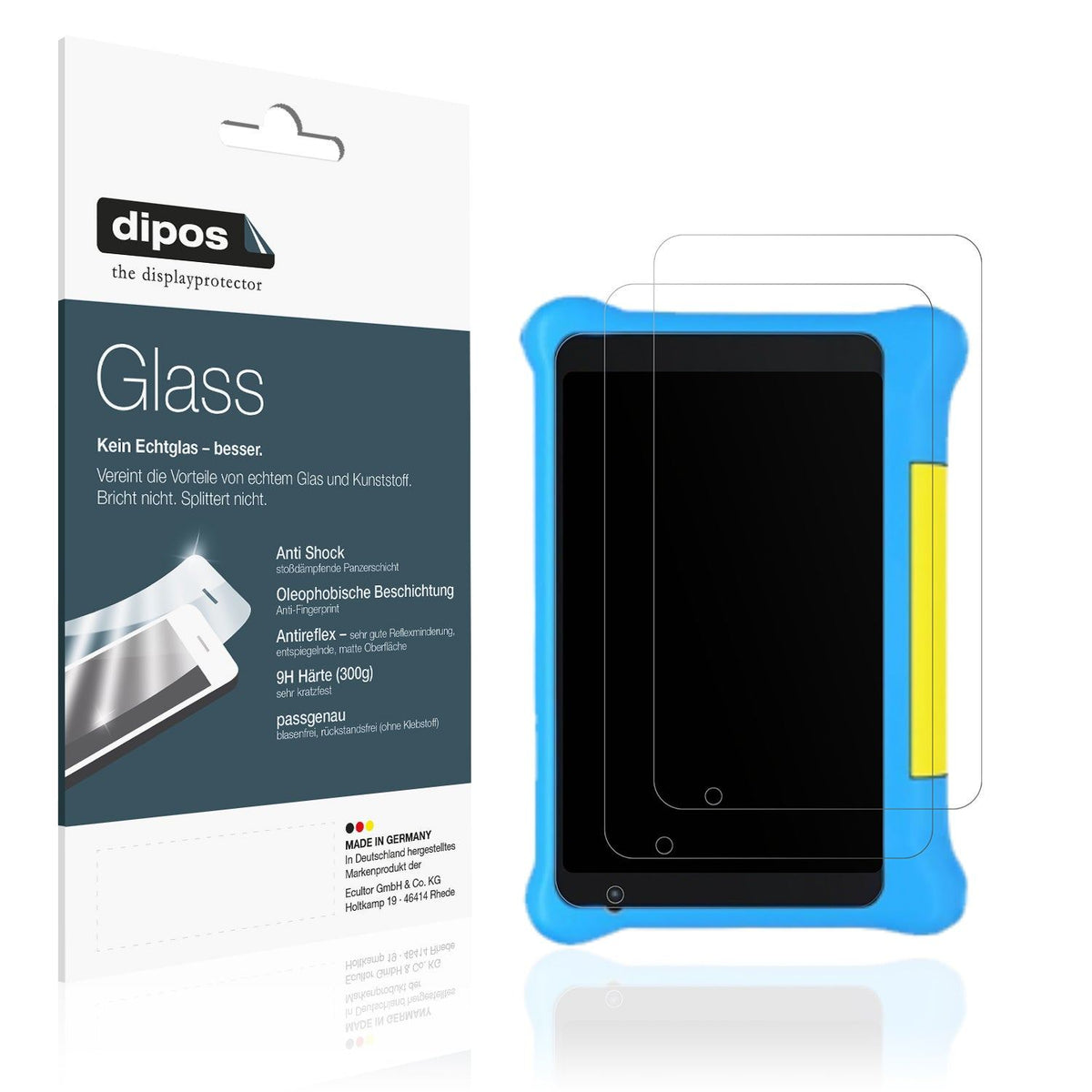 2x Screen Protector for HotLight Kinder Tablet 7 Zoll matte Flexible Glass 9H
