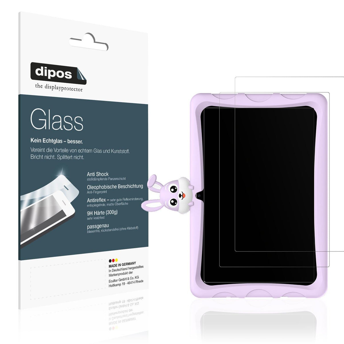 2x Screen Protector for Doogee U9 Kid matte Flexible Glass 9H dipos