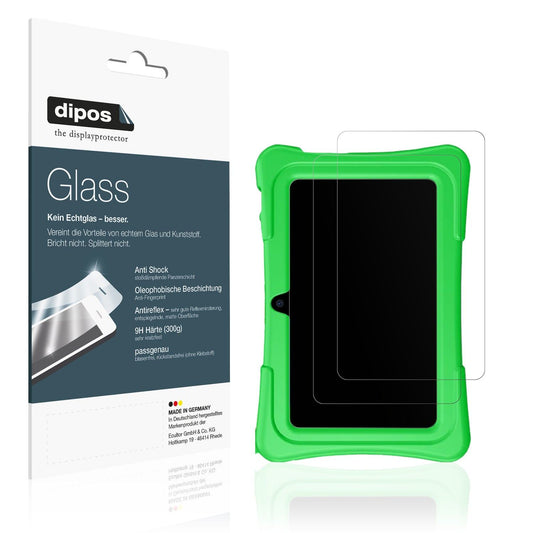 2x Screen Protector for Jikocxn 7 Zoll Tablet matte Flexible Glass 9H dipos