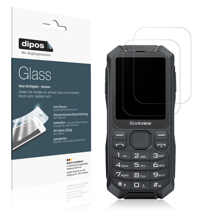 2x Screen Protector for Blackview N1000 matte Flexible Glass 9H dipos