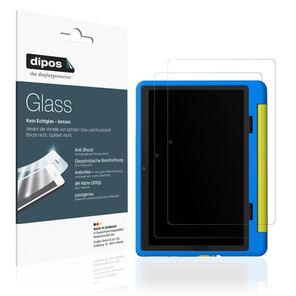 2x Screen Protector for Yicty Kinder Tablet matte Flexible Glass 9H dipos