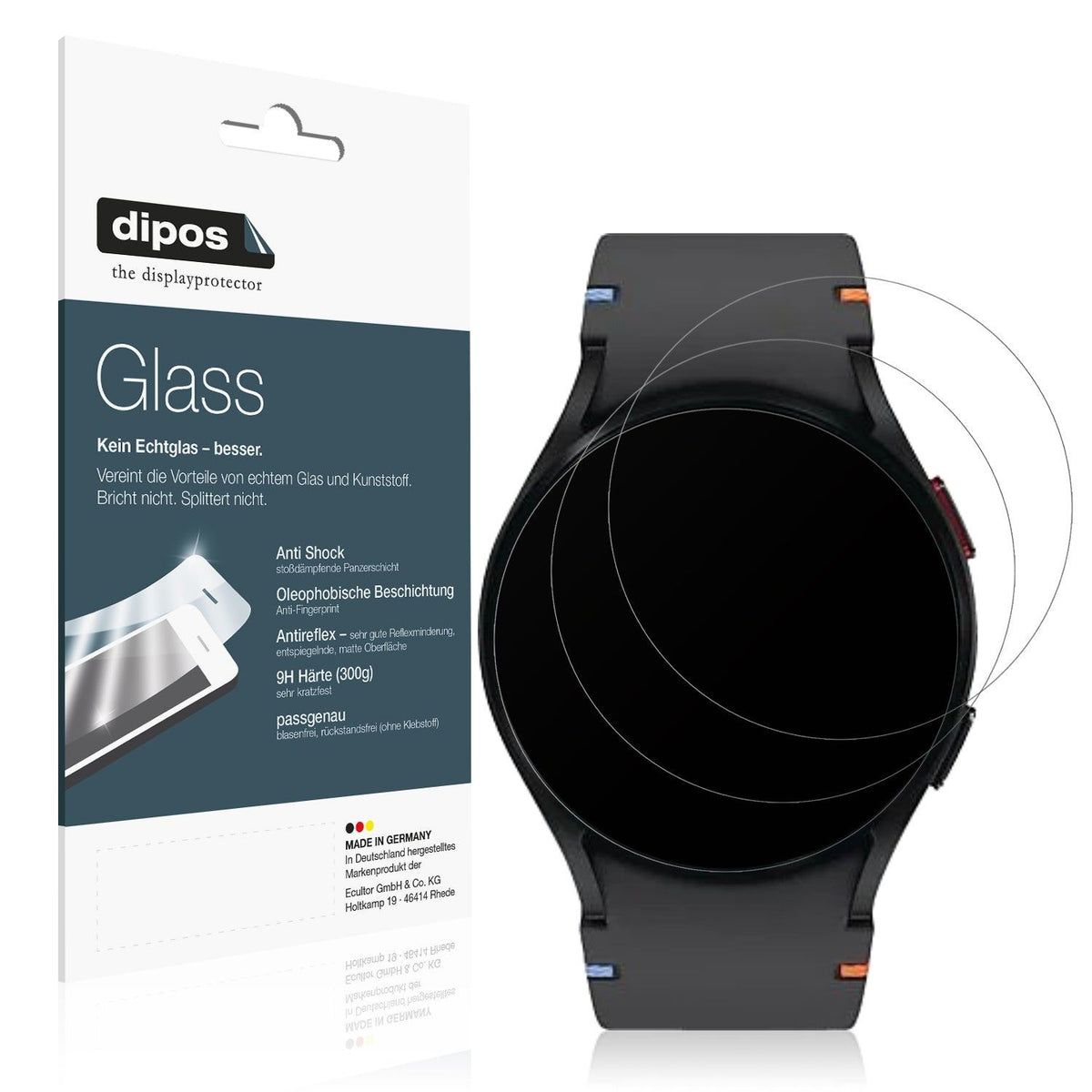 2x Screen Protector for Samsung Galaxy Watch FE 40mm matte Flexible Glass 9H