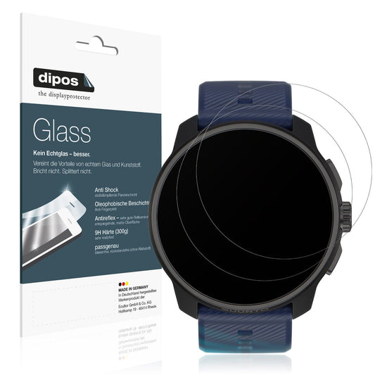 2x Screen Protector for Suunto Races matte Flexible Glass 9H dipos